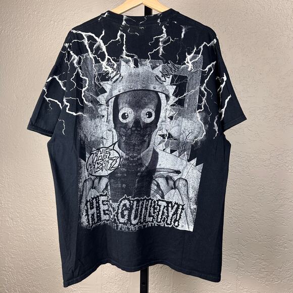 Give OJ The Juice OJ Simpson Modern Streetwear AOP Backstock Co XL Tee - Picture 5 of 5